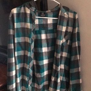 Empyre hooded flannel